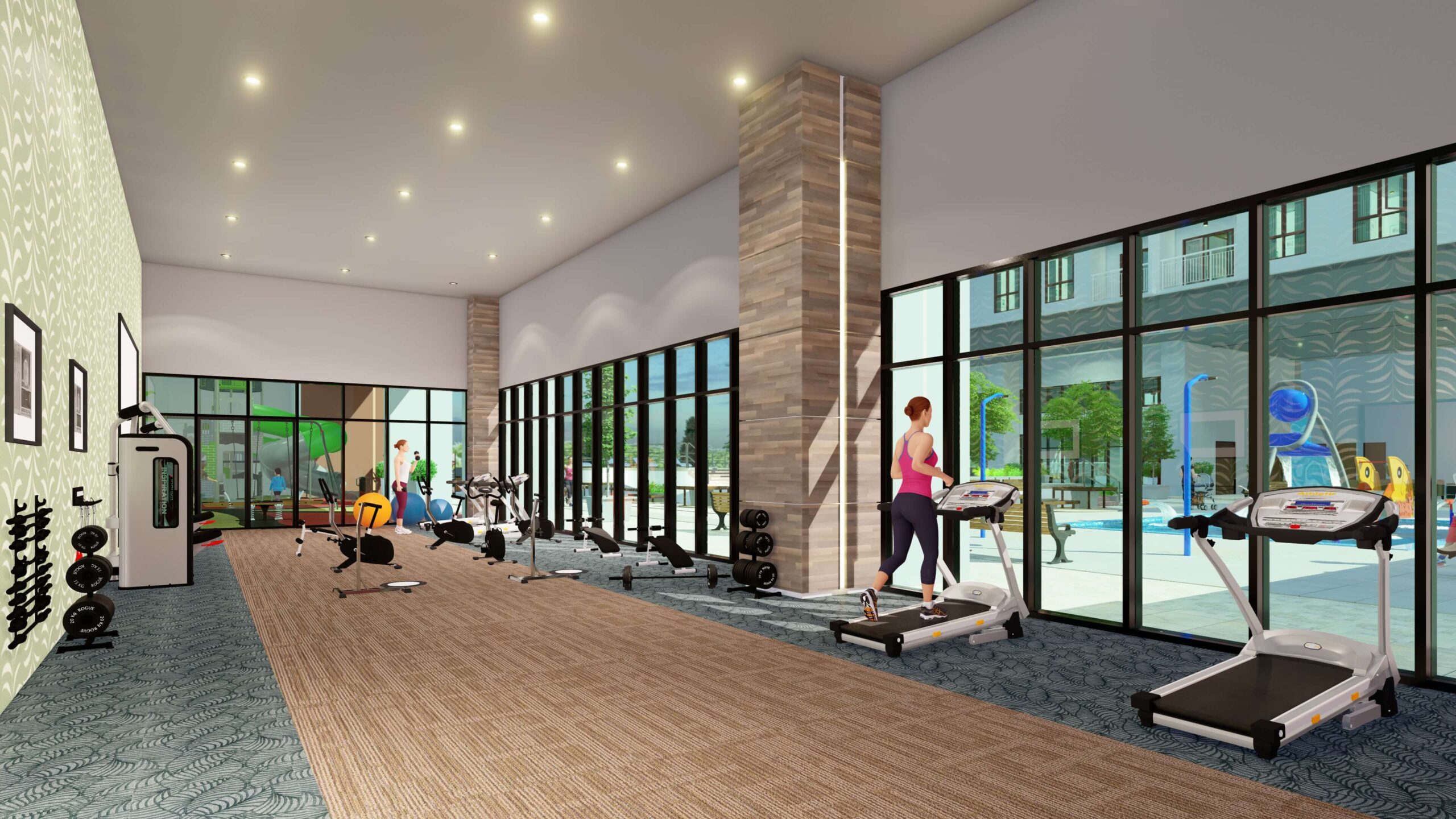 Ehsan Widuri Indoor Gym - equipped for exercise and physical training that are more comprehensive