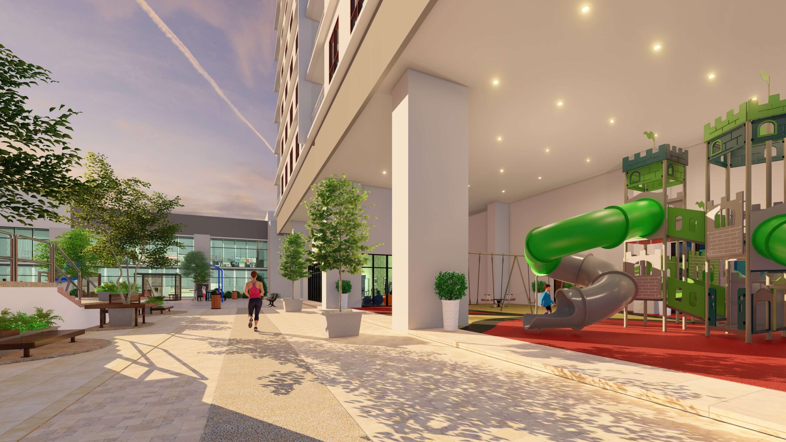 Ehsan Widuri Jogging Track - allow people to exercise safely without interfering with other activities