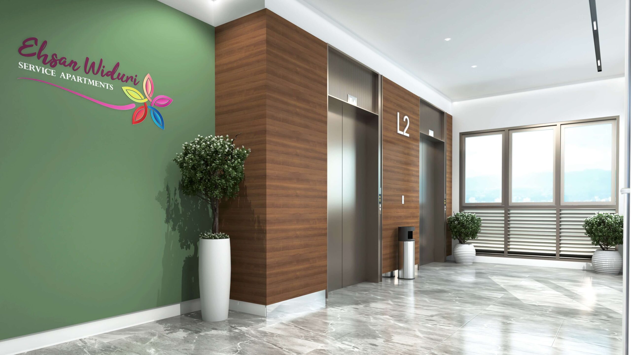 Ehsan Widuri Lift Lobby - Access to lifts