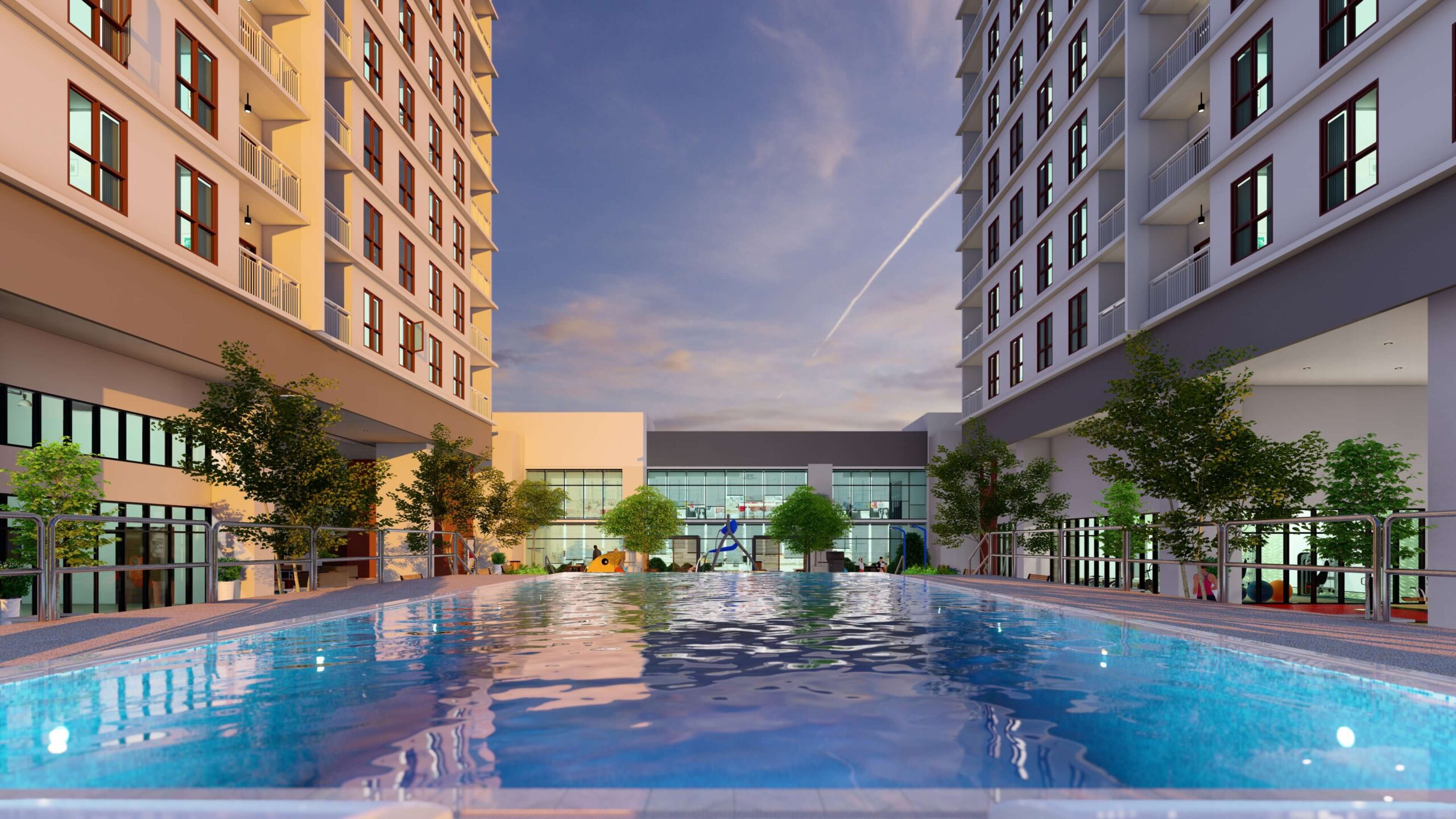 Ehsan Widuri Swimming Pool - water facility designed for actual swimming and recreation